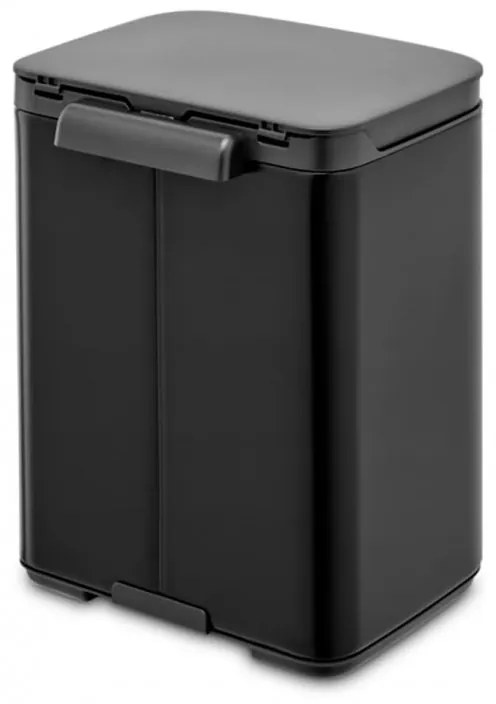 Cos pentru gunoi Brabantia Bo Small 1006622, 4 L, Deschidere lina si silentioasa, Bază antiderapantă, Negru