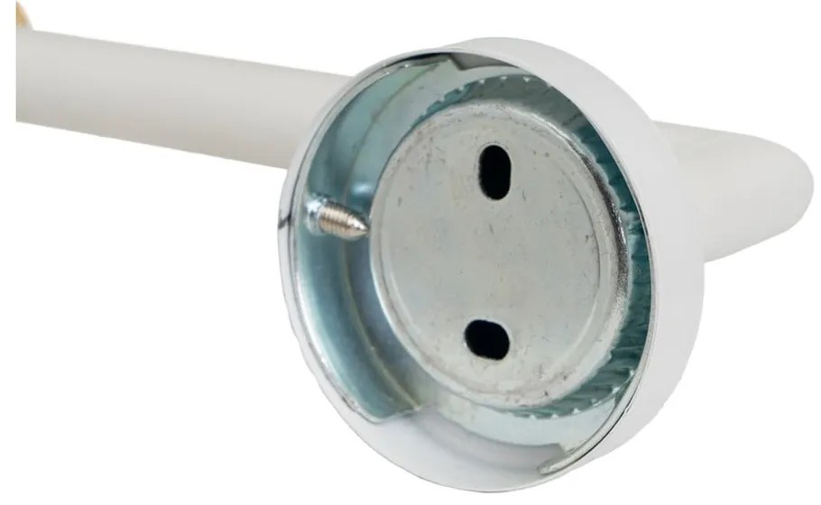 Suport pentru hârtie igienică alb de montat pe perete din metal – Casa Selección