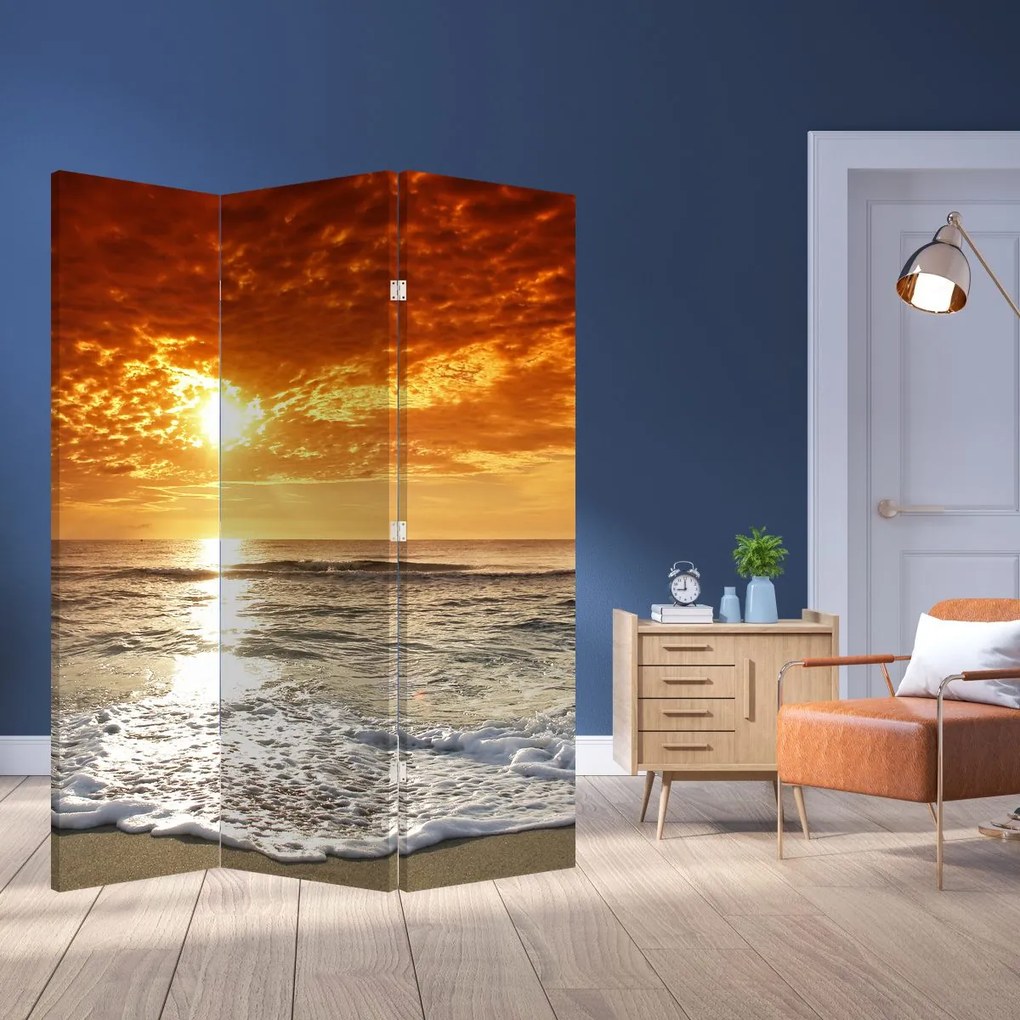 Paravan - Apus de soare din Corsica (126x170 cm)