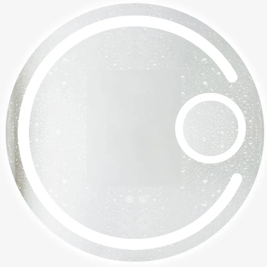 Oglinda Led Rotunda, 70cm, Oglindă Cosmetică, EsnJ130