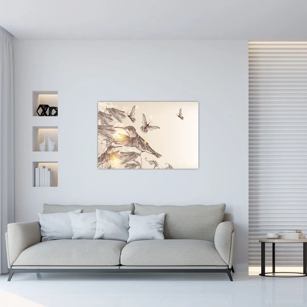 Tablou - Colibri (90x60 cm)