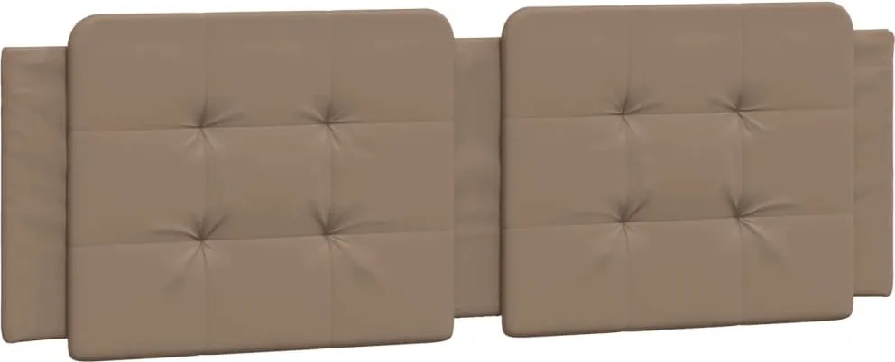 vidaXL Pernă pentru tăblie pat, Zadar, cappuccino, 160 cm, piele artificială
