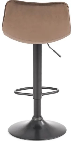 Scaun de bar 106x43 cm antracit/maro