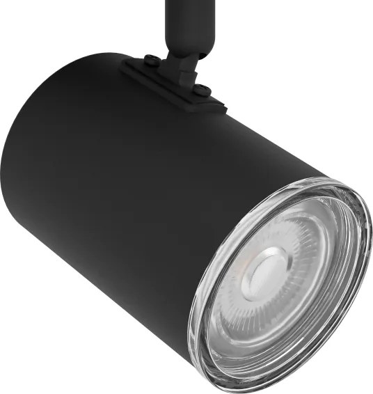 Eglo 300579 - Spot de baie CONSUMA, 2 x GU10, 5 W, 230 V, IP44, negru