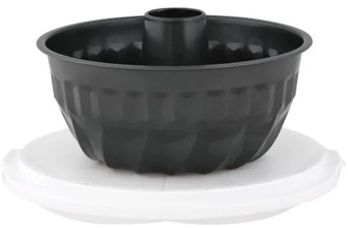 Formă TORO pentru guguluf, cu tavă și capac, neagră