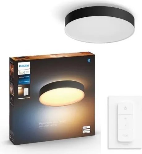 Philips - Lampă de tavan LED dimabilă Hue ENRAVE L LED/33,5W/230V + întrerupător dimmer
