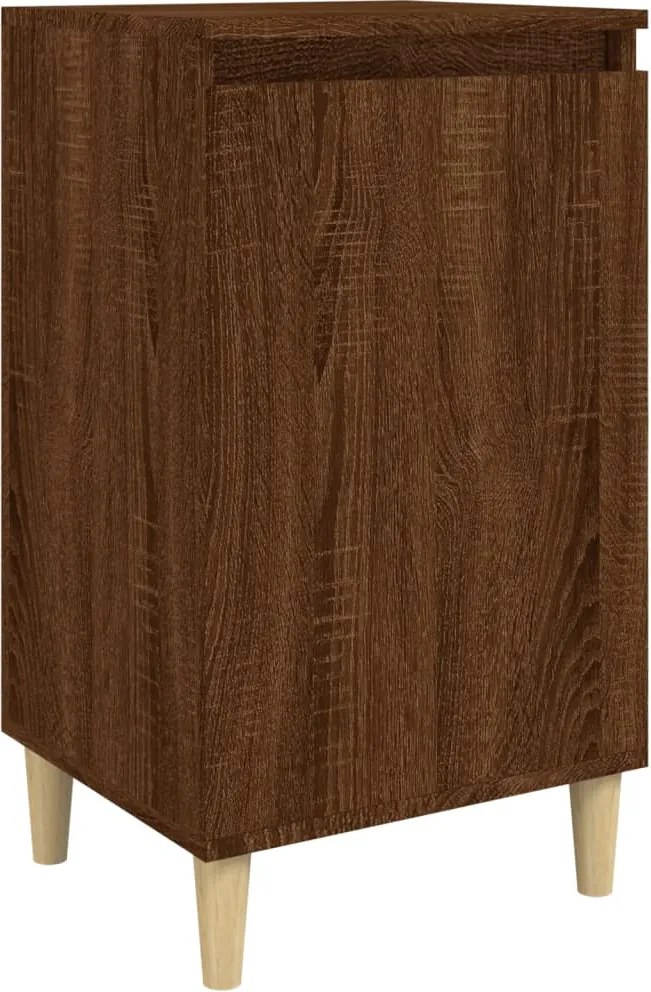 vidaXL Noptieră, stejar maro, 40x35x70 cm, lemn prelucrat