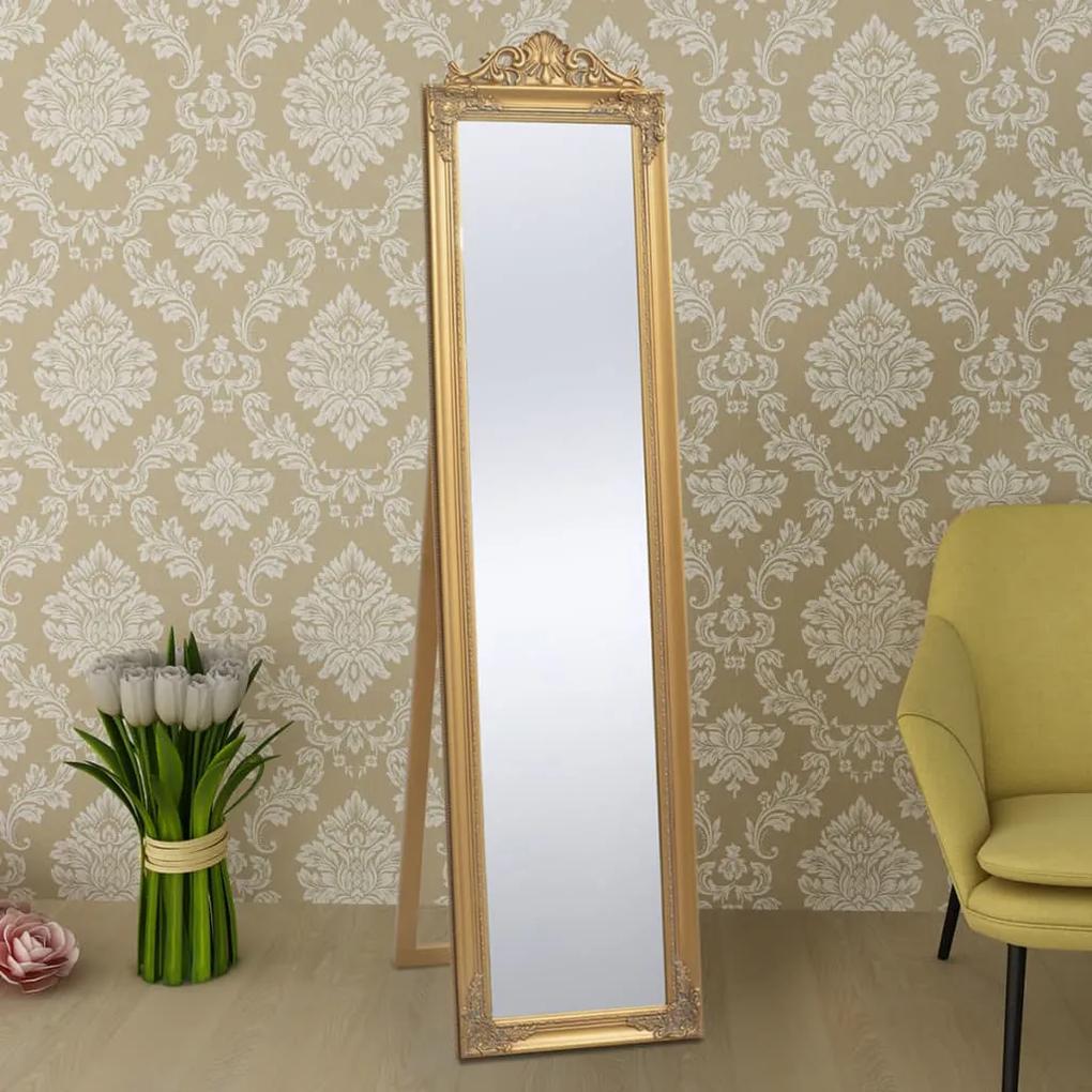 Oglinda verticala in stil baroc 160 x 40 cm auriu Auriu, 1, 160 x 40 cm