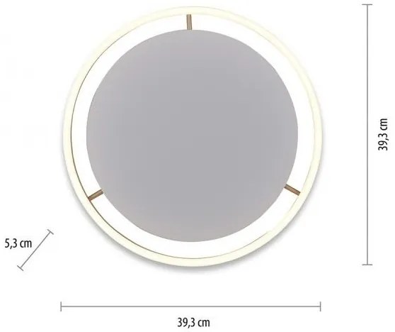 Plafonieră LED dimabilă RITUS LED/20W/230V Leuchten Direkt 15391-60