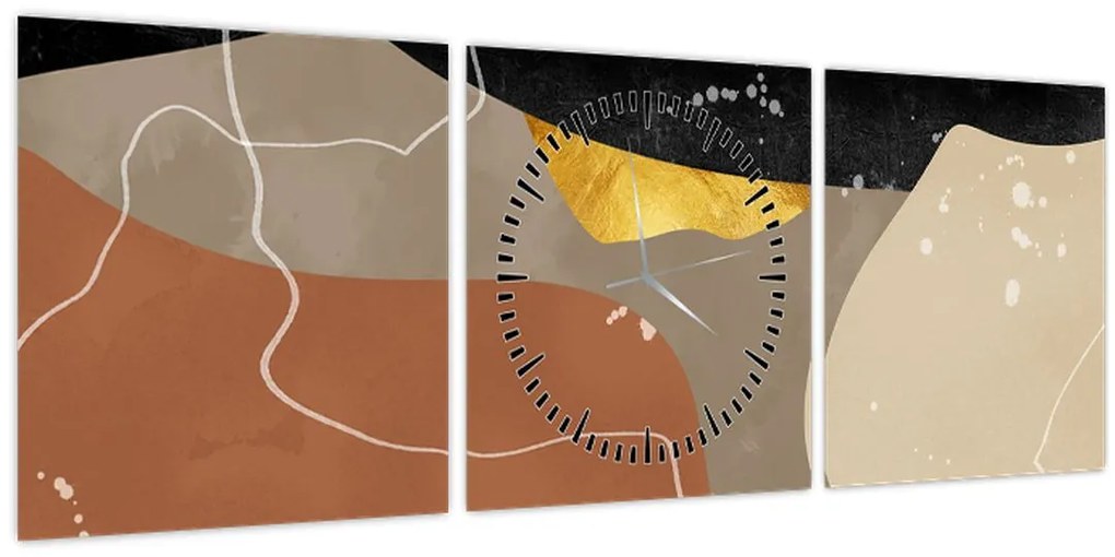 Tablou - Abstract (cu ceas) (90x30 cm)