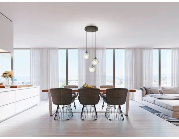 Lustră pe cablu ARISCANI 3xE27/40W/230V Eglo 98653