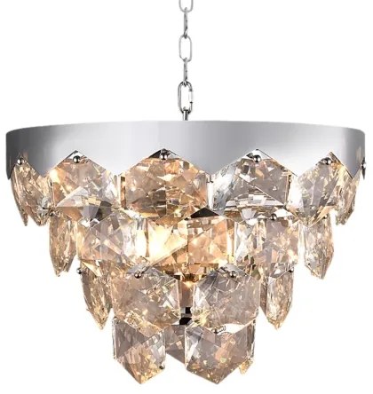 Lustră de cristal pe lanț GRACE 6xE14/40W/230V