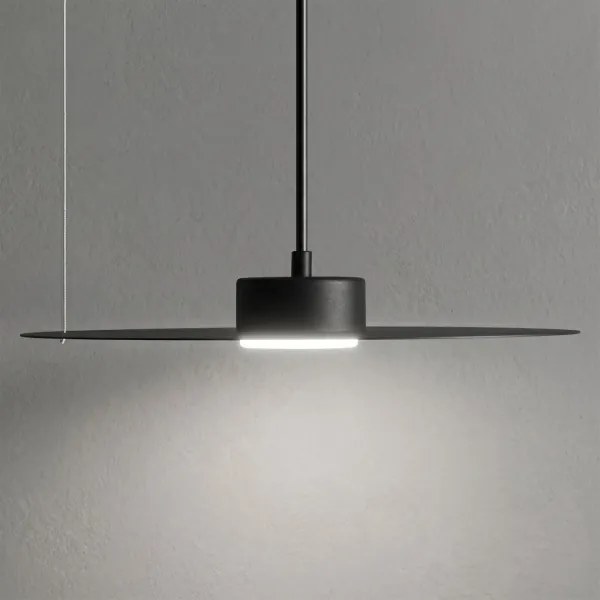 Lustră suspendată pe cablu PIATTO 1xGX53/15W/230V, diametru 35 cm, neagră