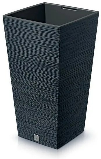 Ghiveci de flori FURU SQUARE 39,5 cm, antracit, 39 cm