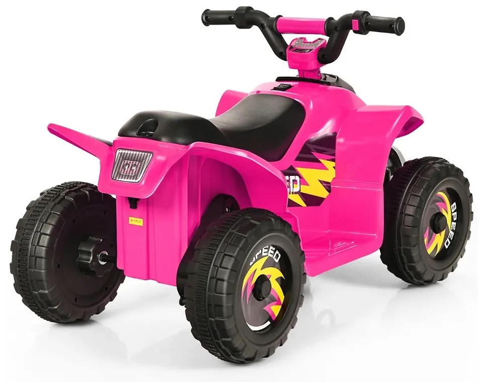 ATV electric pentru copii, roz