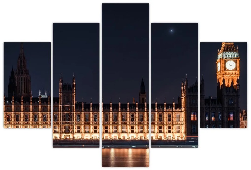 Tablou cu Big Ben din Londra (150x105 cm)