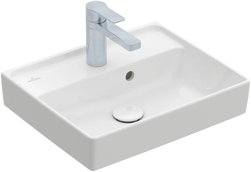 Villeroy &amp; Boch Collaro lavoar 45x37 cm dreptunghiular clasică-mobilier alb 43344601