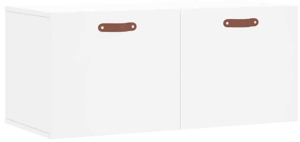 830052 vidaXL Dulap de perete, alb, 80x36,5x35 cm, lemn compozit