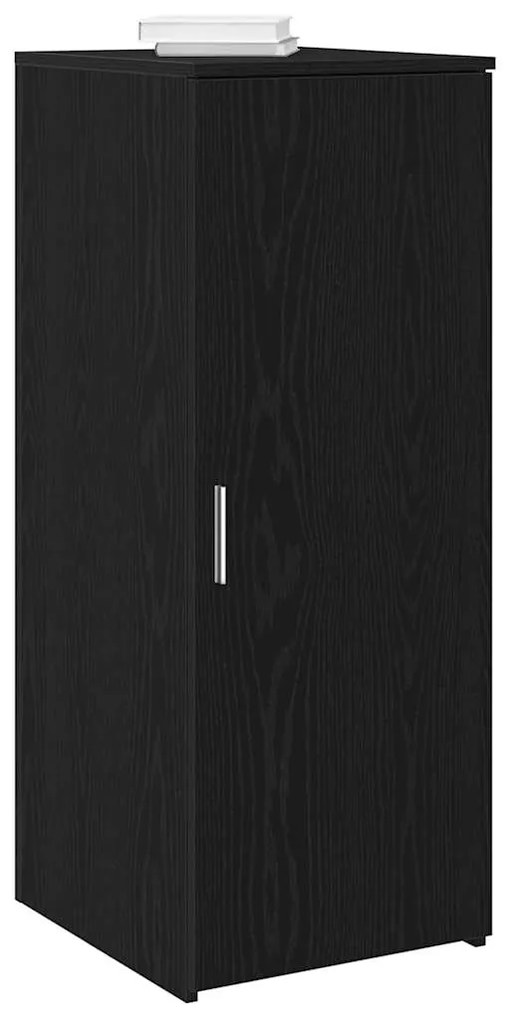 vidaXL Dulap de depozitare negru 40x45x103,5 cm, lemn stratificat