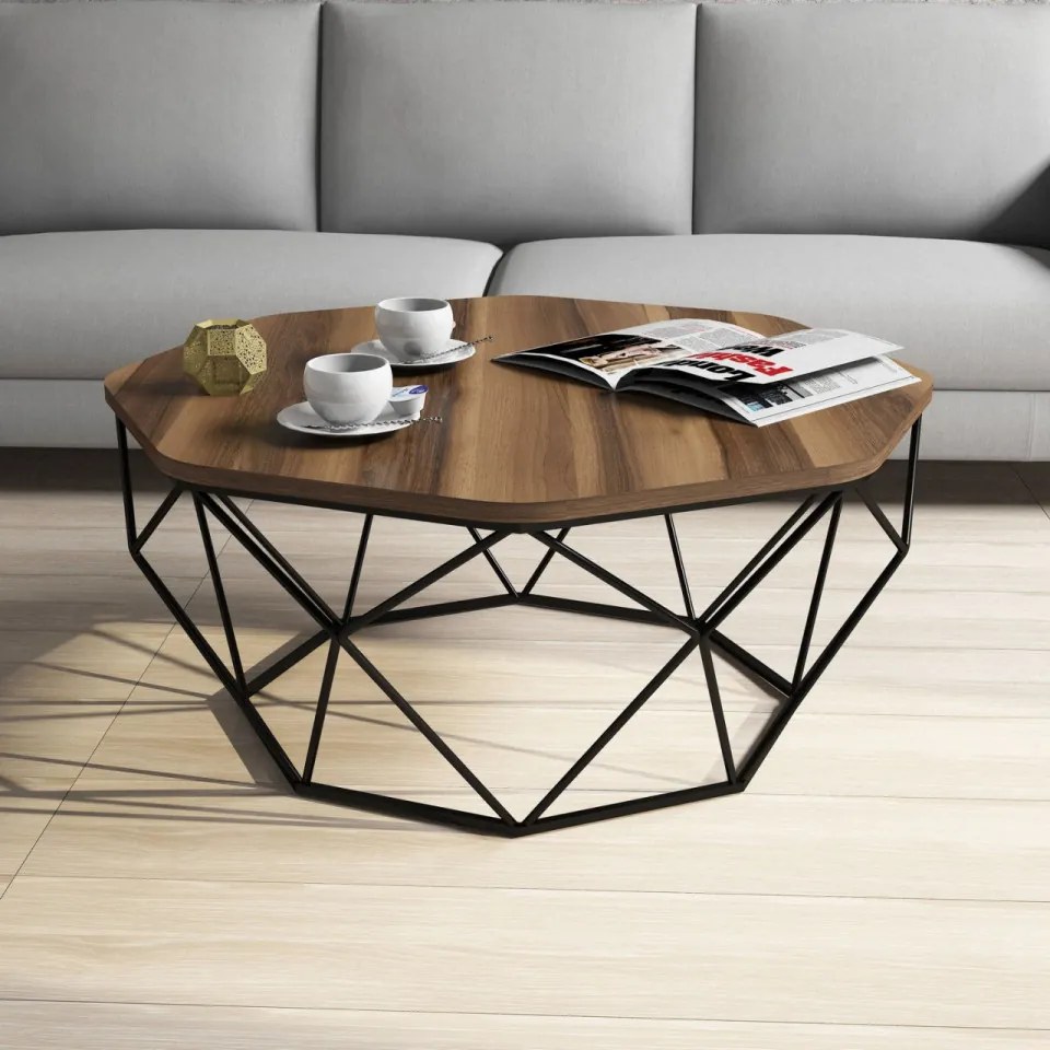 Masuta de Cafea Diamond, Nuc