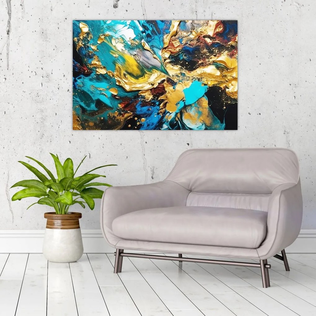 Tablou - Pictură în ulei texturată (90x60 cm)