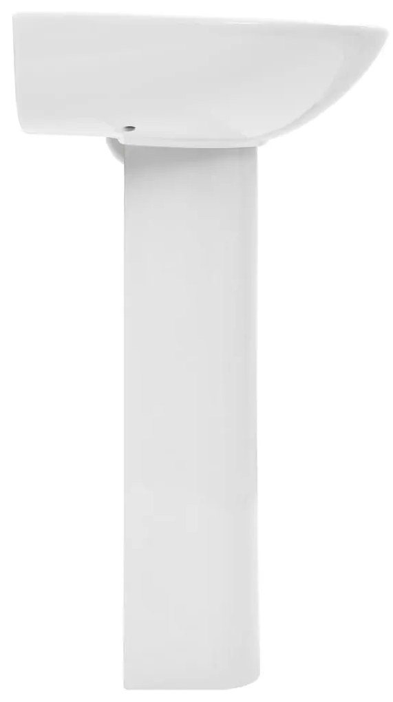 Chiuveta de baie cu piedestal, alb, 520x440x190 mm, ceramica