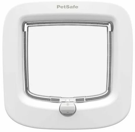PetSafe® Ușă manuală pentru câini și pisici DeLuxe alb
