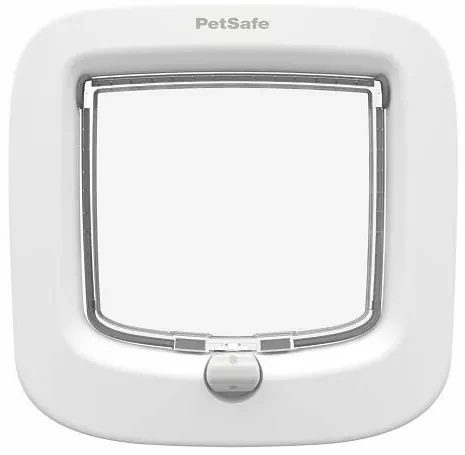PetSafe® Ușă manuală pentru câini și pisici DeLuxe alb