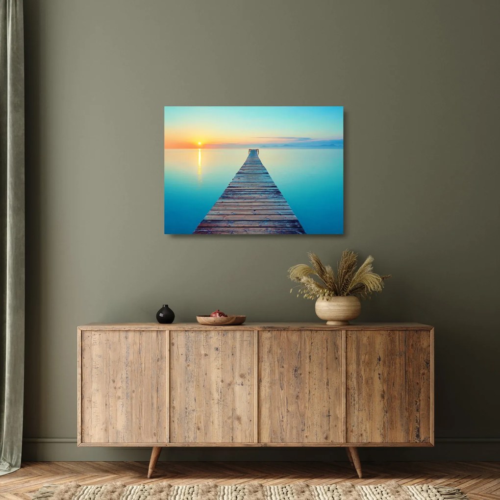 Tablou pe sticlă - Dig spre infinit (70x50 cm)