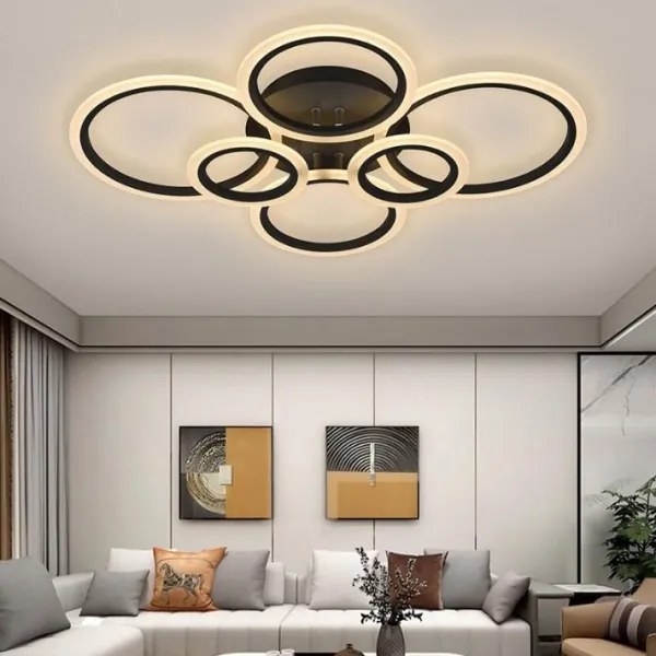 Lustră LED dimabilă aplicată LED/85W/230V 3000-6500K + telecomandă