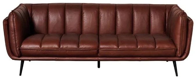 Canapea premium, 3 locuri, piele naturala, Slowboy