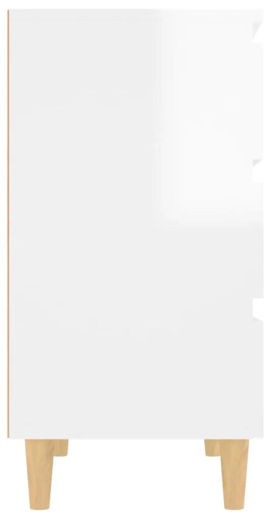 Servanta, alb extralucios, 60x35x69 cm, PAL 1, Alb foarte lucios