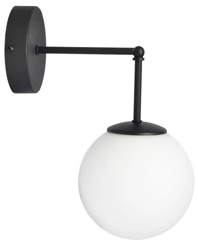 Lampă de perete MOON 1xE27/15W/230V negru