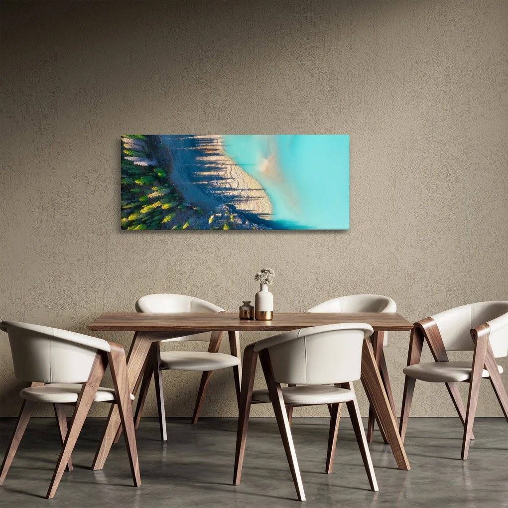 Tablou - Vedere la lac (120x50 cm)