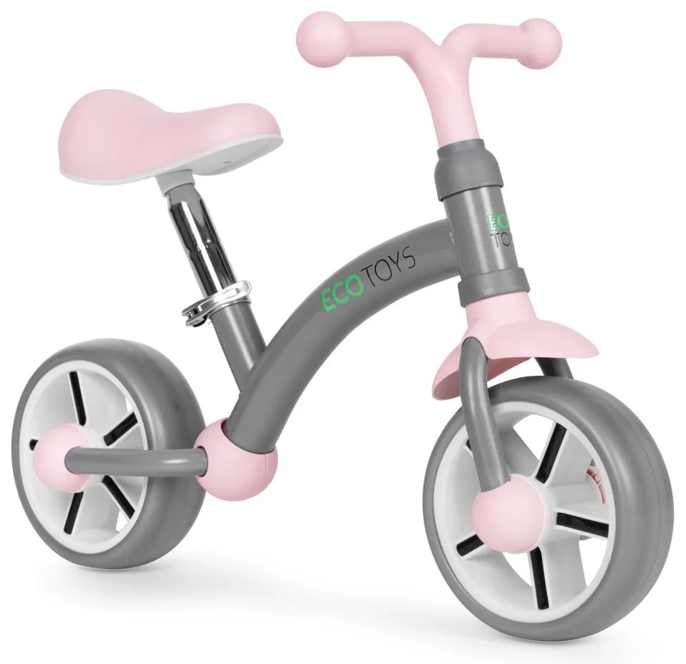 Bicicleta Jogging cu roți EVA scaun reglabil gri