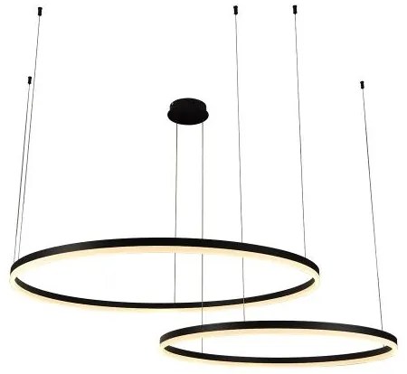 Lustră LED dimabilă pe cablu LED/100W/230V 3000-6500K + telecomandă