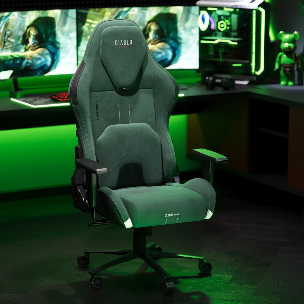 Scaun de gaming Diablo X.One Prime Forest Green Normal Size