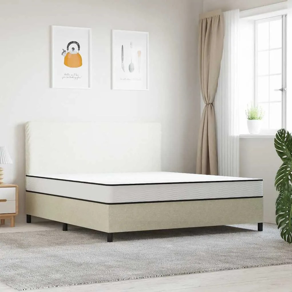 vidaXL Saltea cu arcuri bonnell King Size, fermitate medie, 200x200 cm