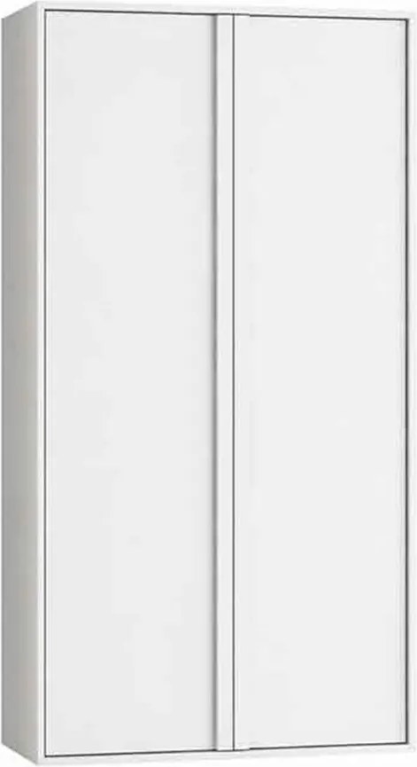 Dulap coloana mare suspendat KolpaSan Storia 2 usi 80x150 cm finisaj alb