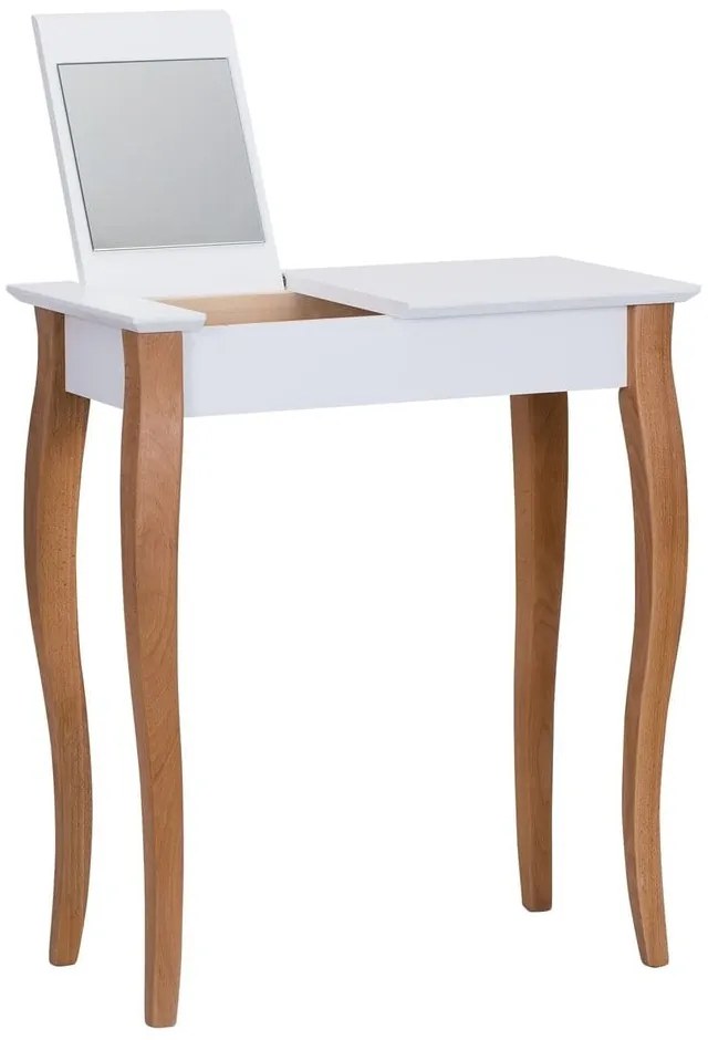 Măsuță de toaletă cu oglindă Ragaba Dressing Table, lungime 65 cm, albă