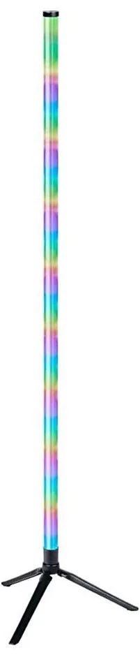 Grundig - Lampă de podea LED RGBW dimabilă LED/10W/5V neagră + telecomandă