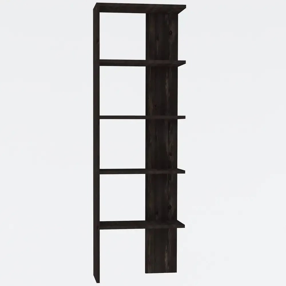 Biblioteca Evon  culoare antracit 160 cm