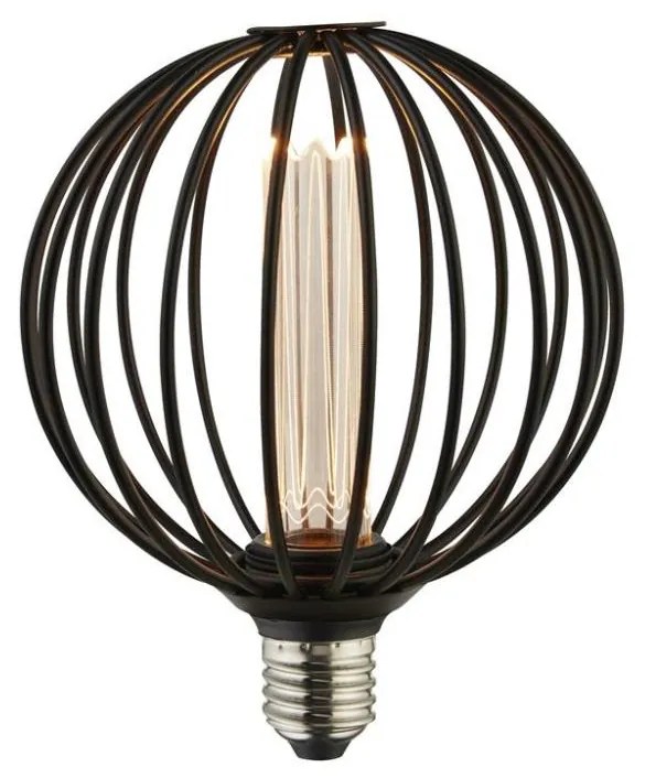 Bec LED decorativ GLOBE E27/4,5W/230V 2700K - Searchlight 26004BK