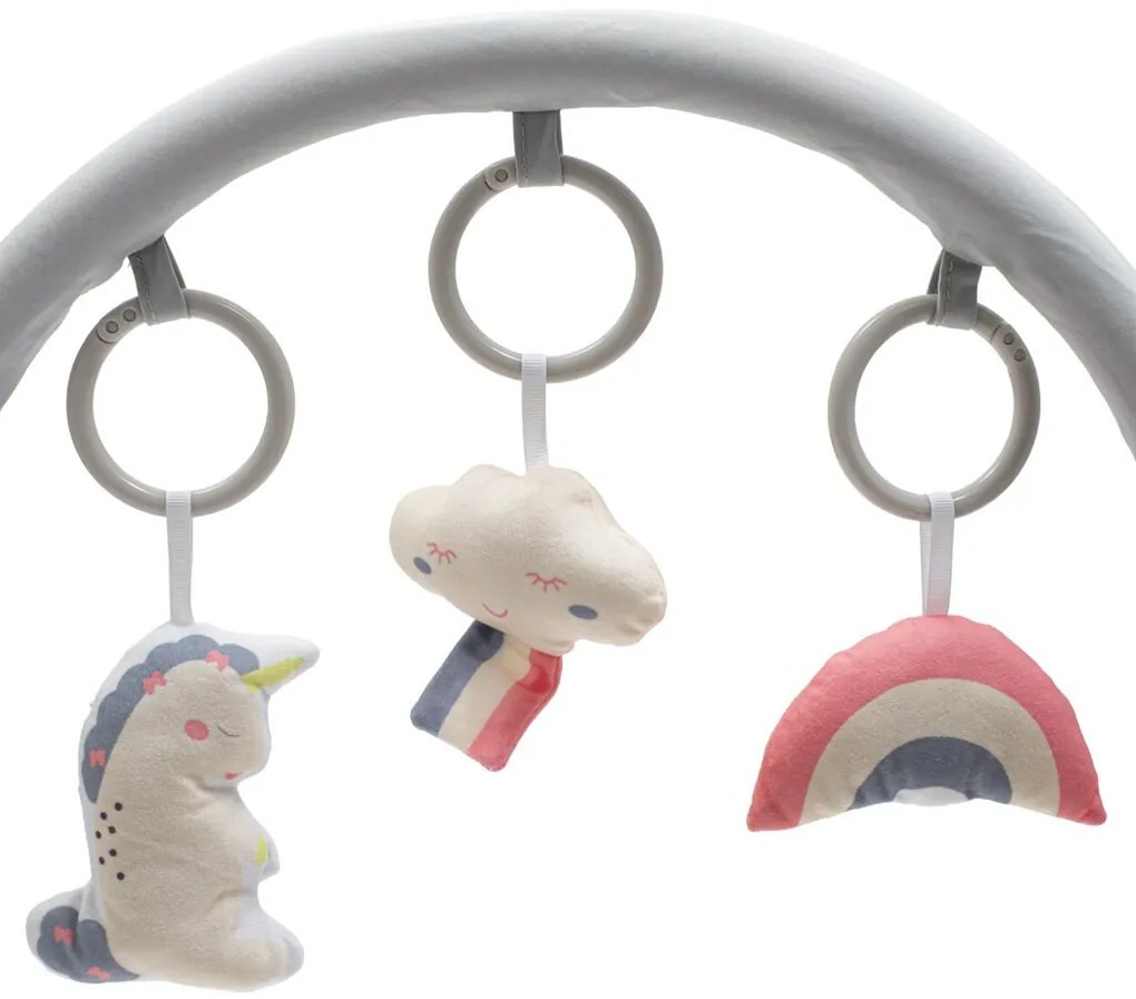 Baby Mix Scaun balansoar multifuncțional pentrucopil Unicorn, 80 x 40 x 70 cm