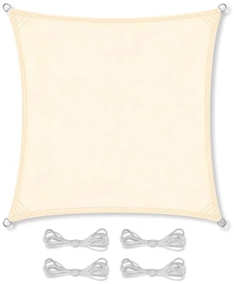 Parasolar de gradina 5x5m bej