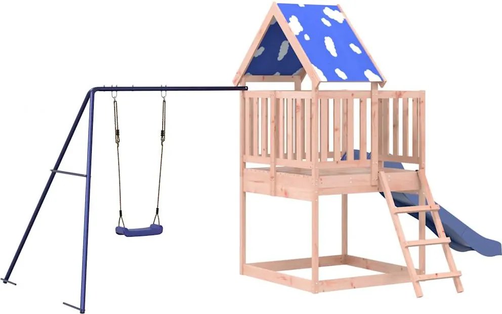 vidaXL Set de joacă pentru exterior, lemn masiv de douglas