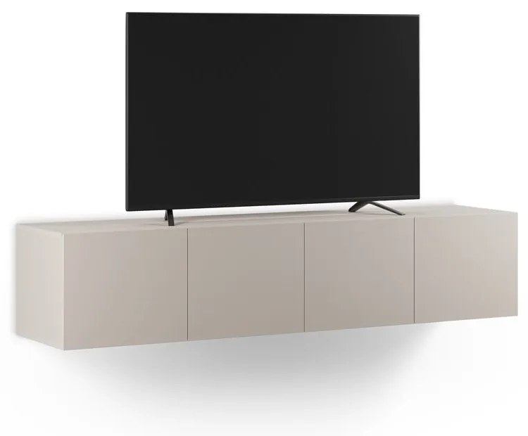 Comodă TV crem 180x38x35 cm Daroca – Marckeric
