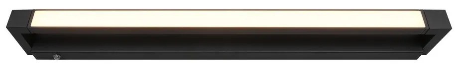 Aplică de perete negru-mat LED Fabrizio – Trio