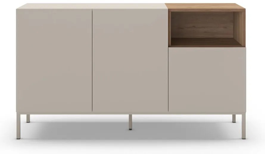 Comodă crem 140x80 cm Cailin – Marckeric