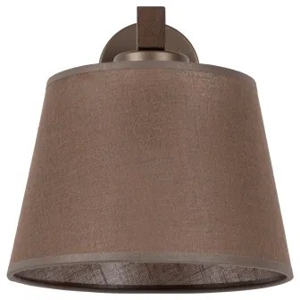 Brilagi - Aplica de perete LATTE 1xE27/15W/230V pin/maro